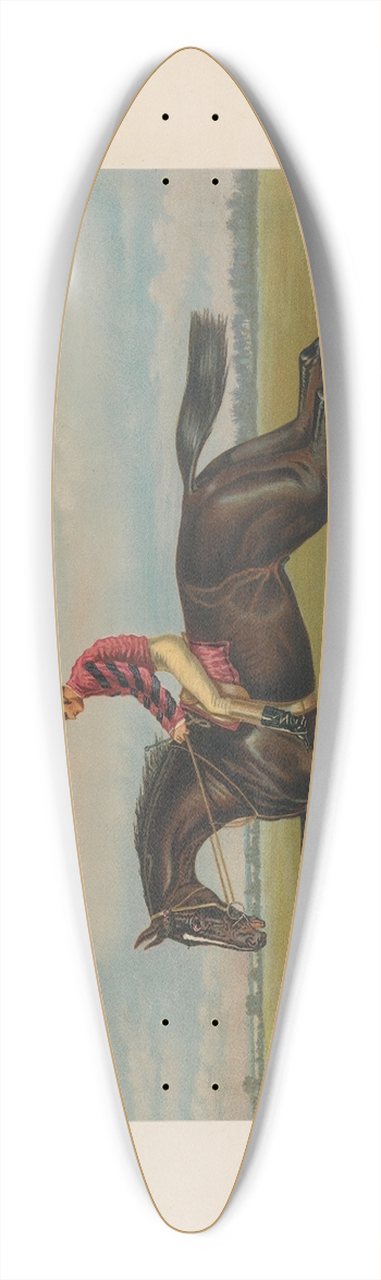 Henry Stull - Iroquois 39.3 inch art pintail longboard deck