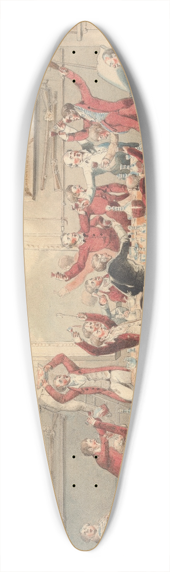 Henry Thomas Alken - Foxhunting; The Toast 39.3 inch art pintail longboard deck