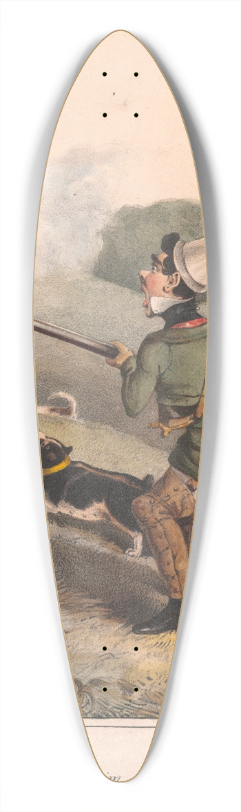 Henry Thomas Alken - Sporting Satirist 39.3 inch art pintail longboard deck