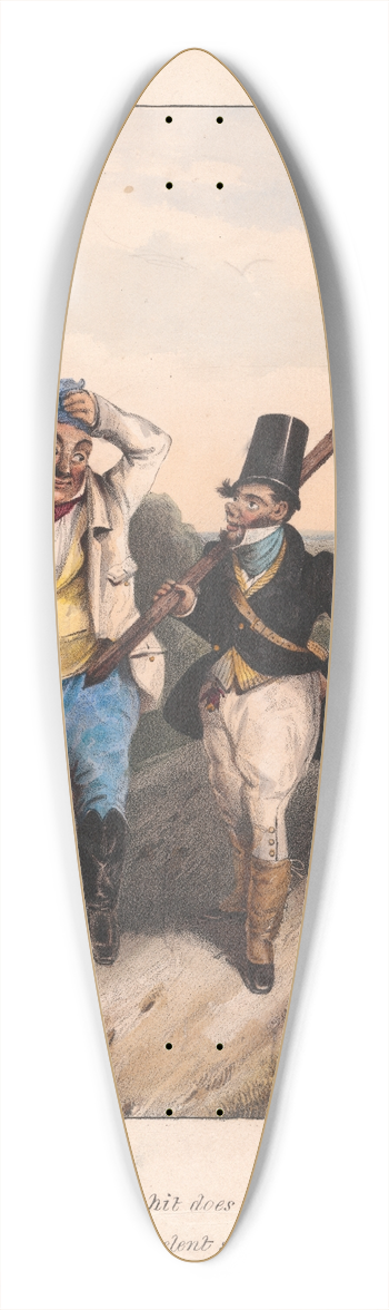 Henry Thomas Alken - Sporting Satirist 39.3 inch art pintail longboard deck