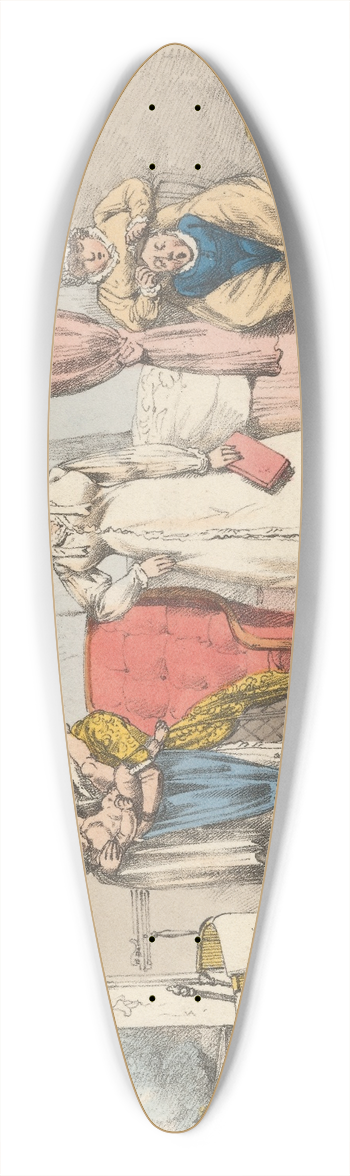 Henry Thomas Alken - The Infant 39.3 inch art pintail longboard deck