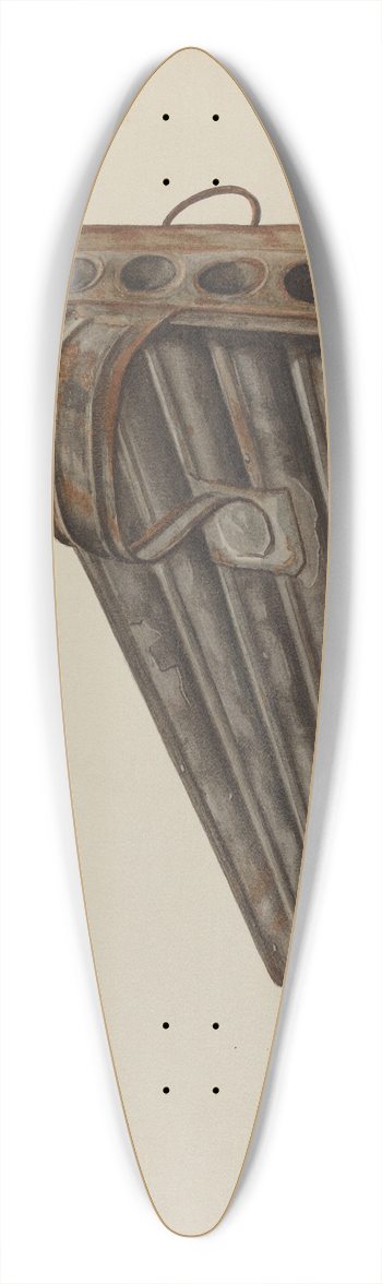 Henry Waldeck - Candle Mold 39.3 inch art pintail longboard deck