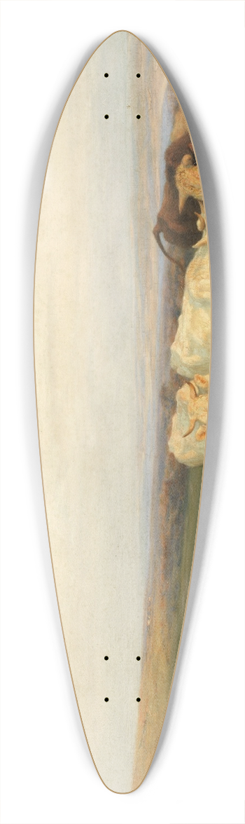 Henry William Banks - Evening 39.3 inch art pintail longboard deck