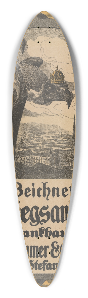 Herbert Rendl - Zeichnet 5. Kriegsanleihe! 39.3 inch art pintail longboard deck