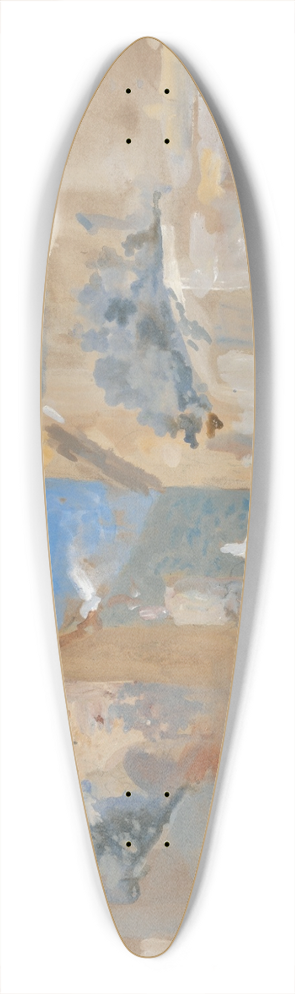 Hercules Brabazon Brabazon - Alassio 39.3 inch art pintail longboard deck