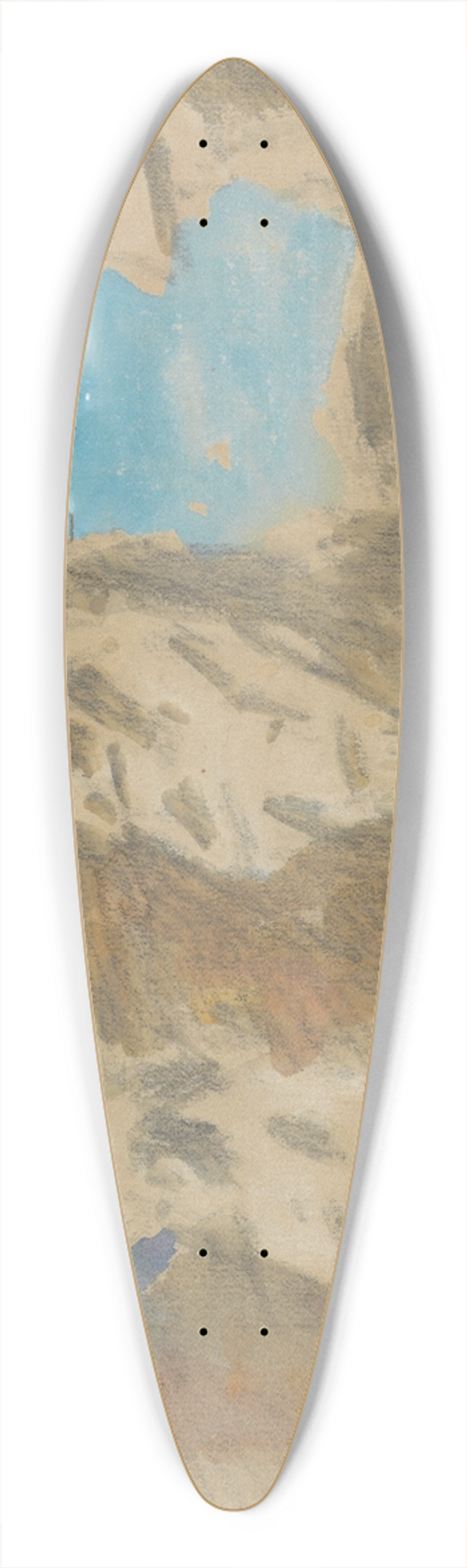 Hercules Brabazon Brabazon - Temple of Gerf Hussein 39.3 inch art pintail longboard deck