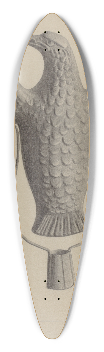 Herman Bader - Swing Torch 39.3 inch art pintail longboard deck