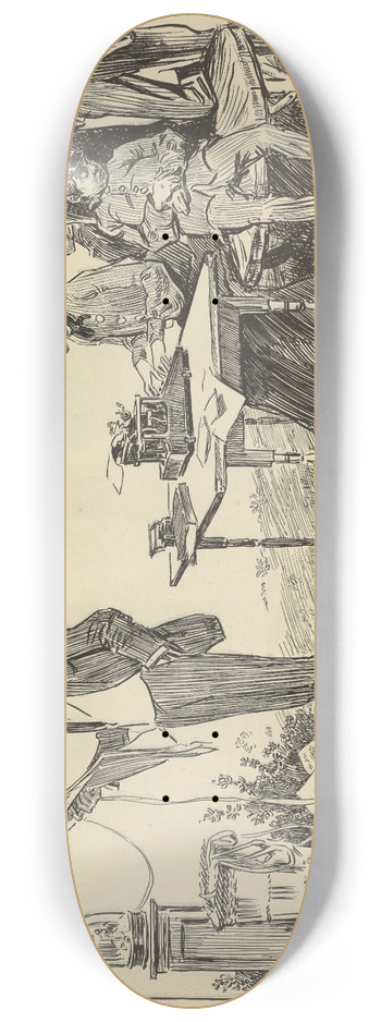 Charles Dana Gibson - Mr. A. Merger hogg is taking a few days much-needed rest at his country home 8.25 inch art skate deck