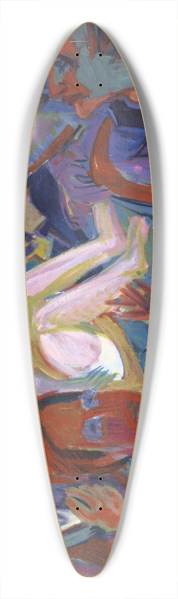 Hermann Scherer - Party in the Studio 39.3 inch art pintail longboard deck
