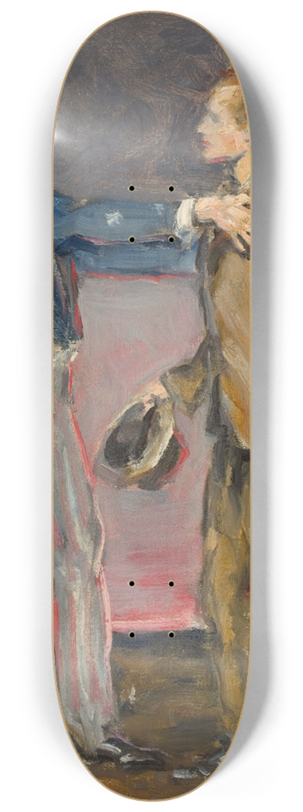 Charles Dana Gibson - Old Friends Since 1778 8.25 inch art skate deck