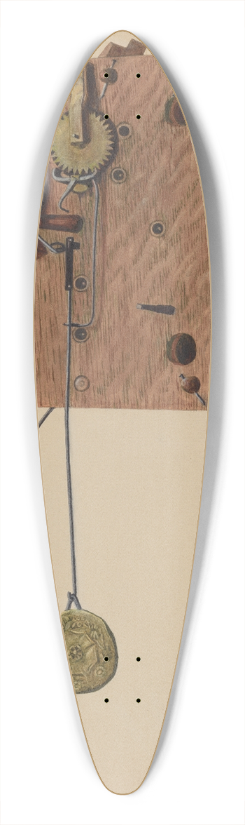 Herman O. Stroh - Mechanism of Eli Terry Clock 39.3 inch art pintail longboard deck