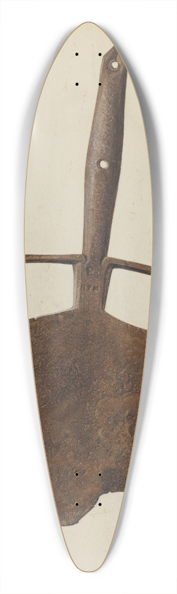 Herman O. Stroh - Spade 39.3 inch art pintail longboard deck