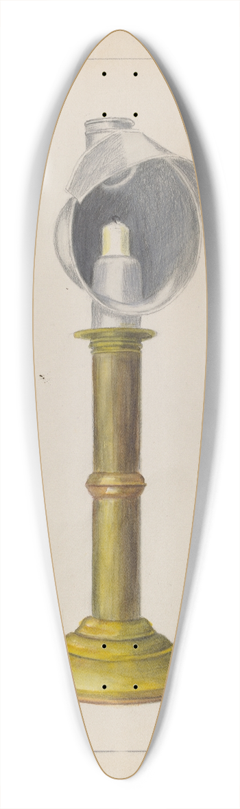 Hester Duany - Candlestick 39.3 inch art pintail longboard deck