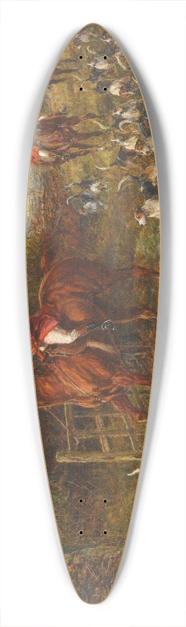 Heywood Hardy - Drawing Covert 39.3 inch art pintail longboard deck