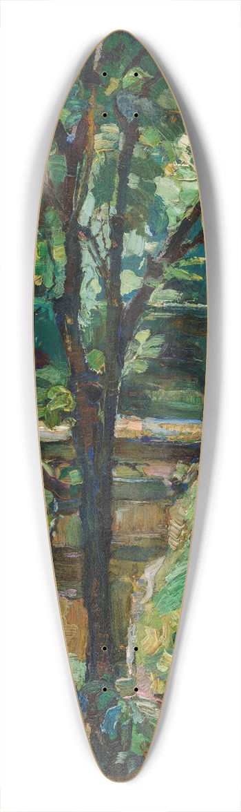 Hiasl Maier-Erding - Picknick an der Alz 39.3 inch art pintail longboard deck
