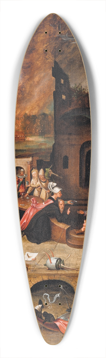 Hieronymus Bosch - The Temptation of Saint Anthony the Great 39.3 inch art pintail longboard deck