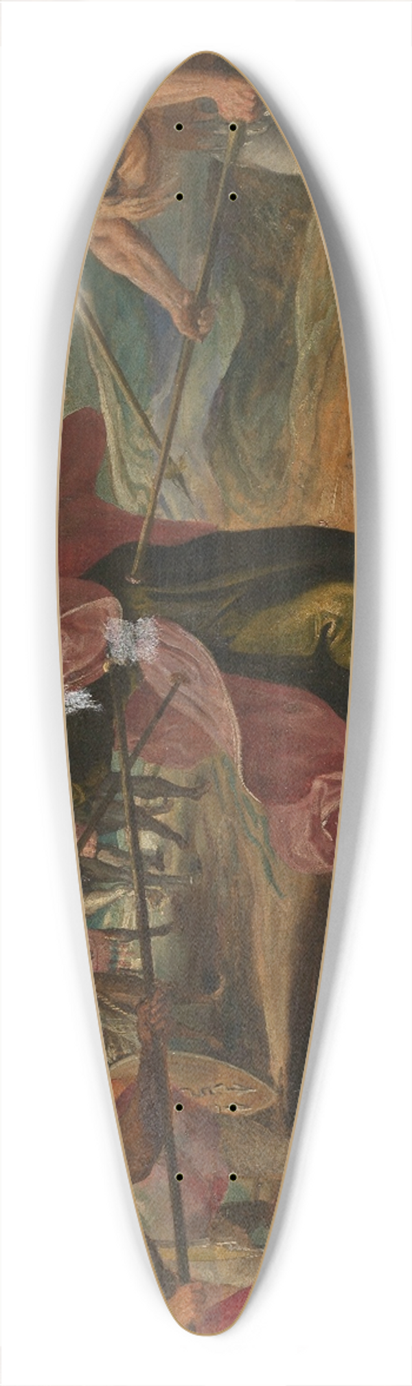 Hieronymus Francken II - A Martyr 39.3 inch art pintail longboard deck
