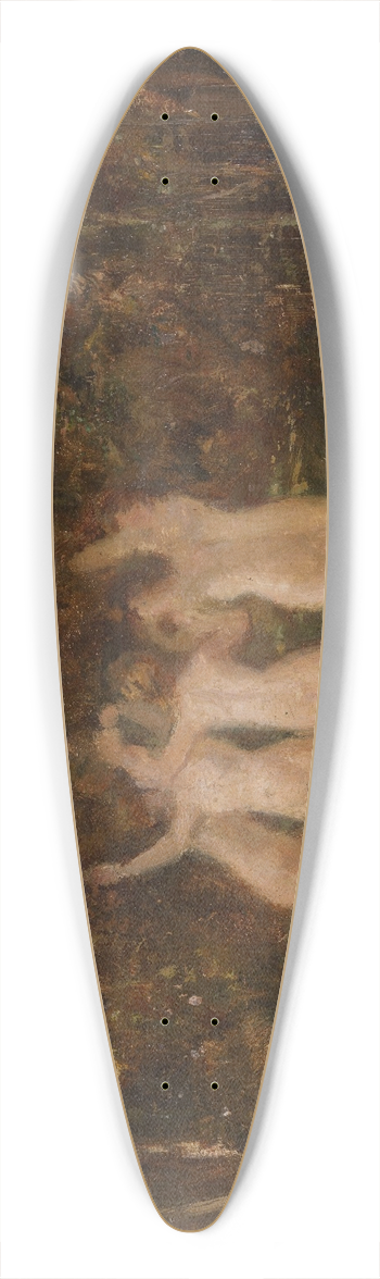 Hippolyte Boulenger - Nymphs in the Forest 39.3 inch art pintail longboard deck