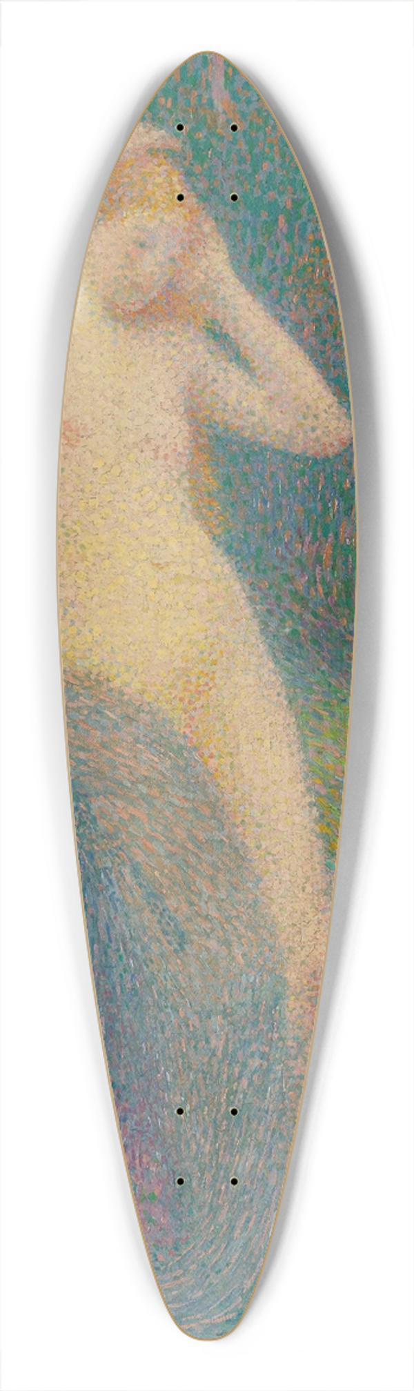Hippolyte Petitjean - Nude In a Landscape 39.3 inch art pintail longboard deck