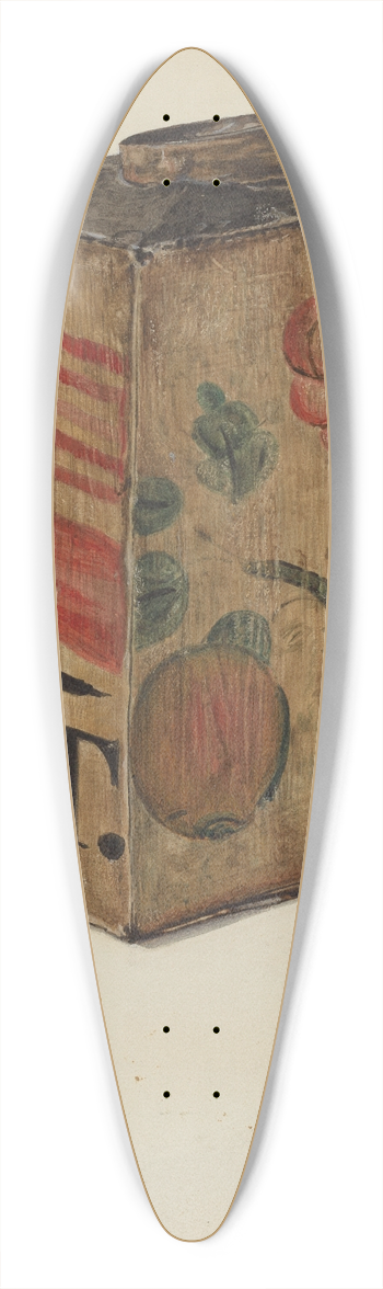 H. Langden Brown - Toleware Canteen 39.3 inch art pintail longboard deck