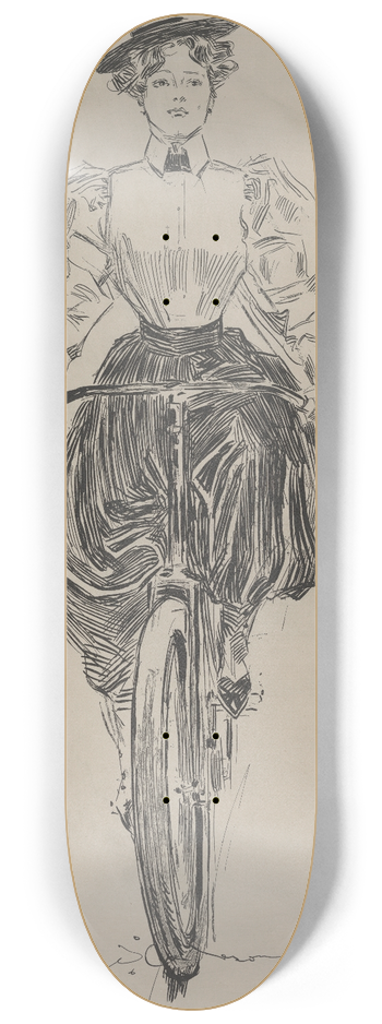 Charles Dana Gibson - Scribners for June 8.25 inch art skate deck