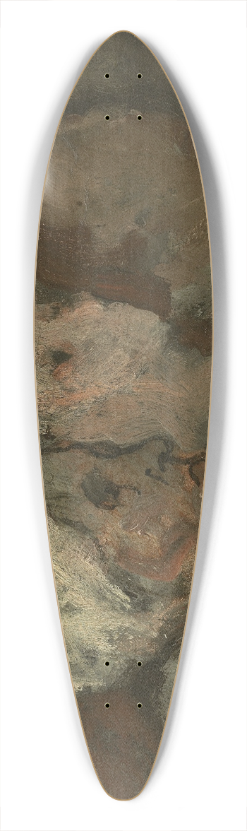 Honor Daumier - In Church 39.3 inch art pintail longboard deck