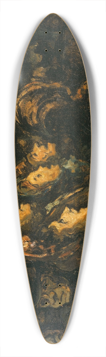 Honor Daumier - The Rockets 39.3 inch art pintail longboard deck
