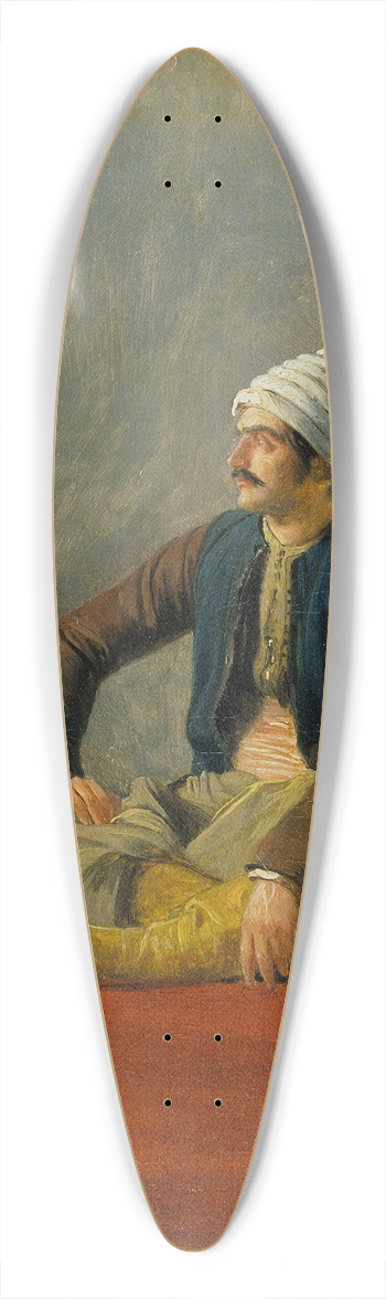 Horace Vernet - An Eastern Trader 39.3 inch art pintail longboard deck