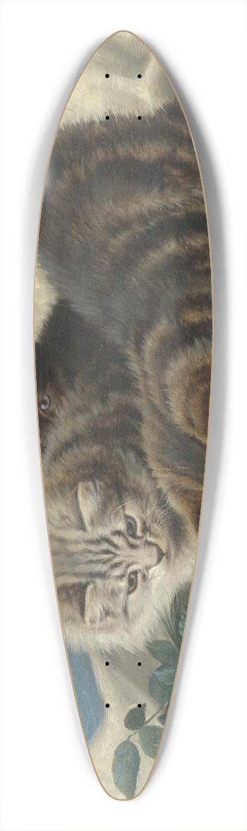 Horatio Henry Couldery - A dangerous toy 39.3 inch art pintail longboard deck