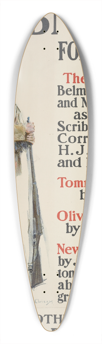 Howard Chandler Christy - Scribners for March 39.3 inch art pintail longboard deck