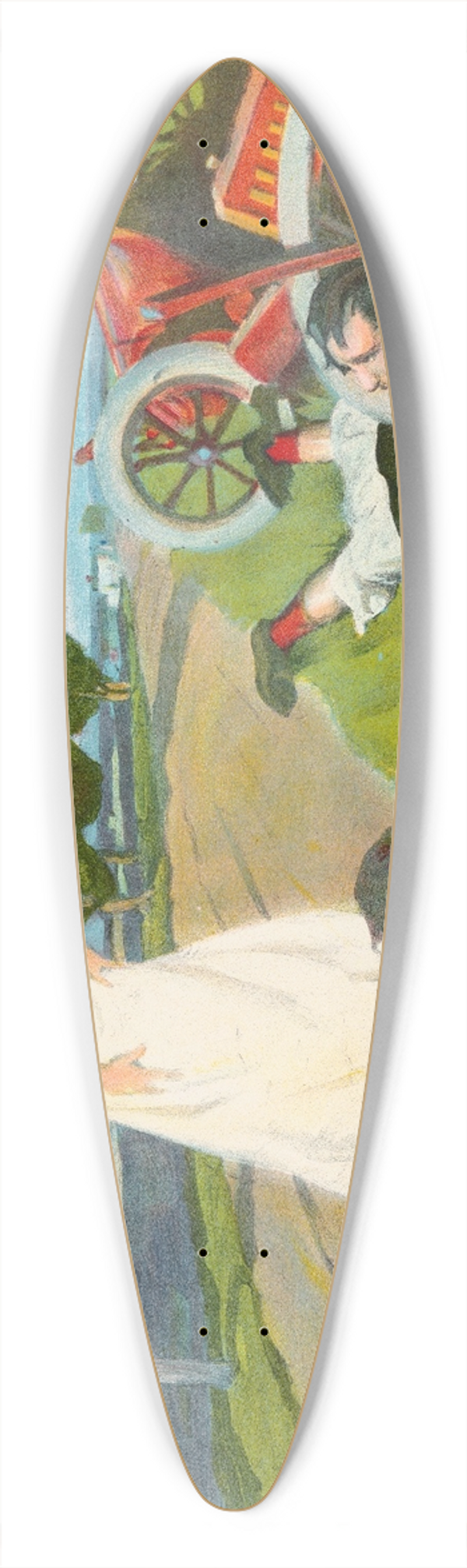 Howard Crosby Renwick - Does your motor know youre out 39.3 inch art pintail longboard deck
