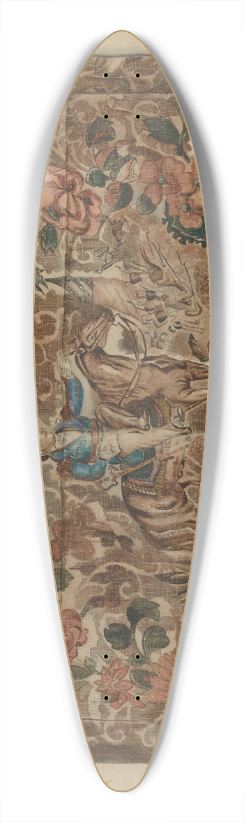 Howard Lumbard - Chintz Square 39.3 inch art pintail longboard deck