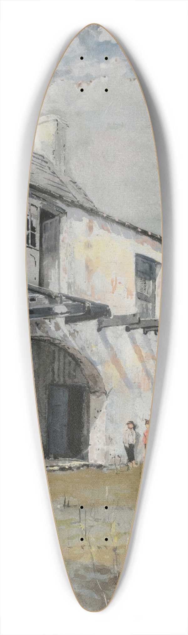 Howard Russell Butler - St. Augustine 39.3 inch art pintail longboard deck