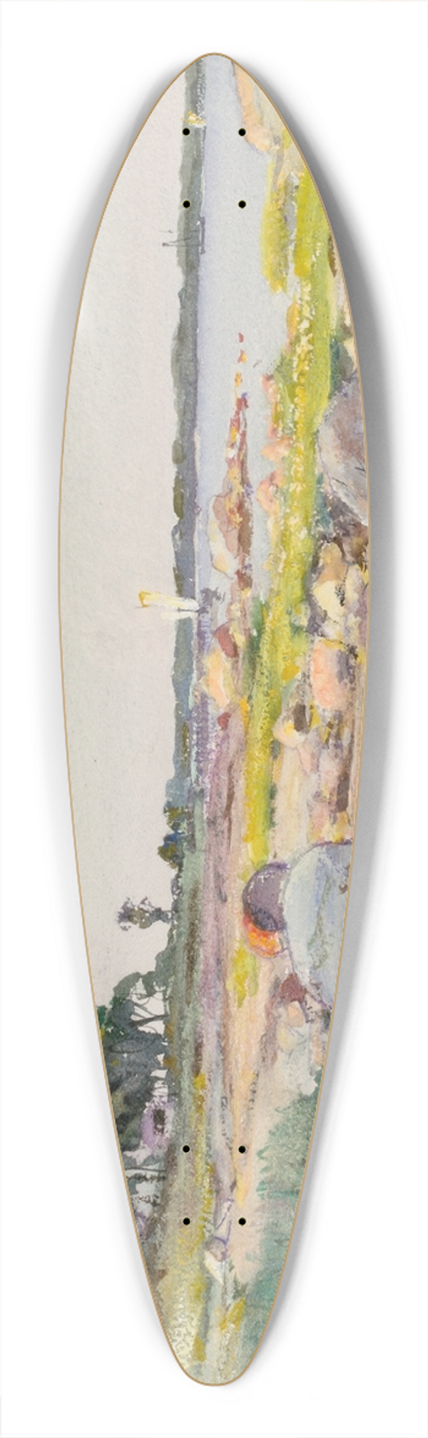 Howard Russell Butler - Untitled V 39.3 inch art pintail longboard deck