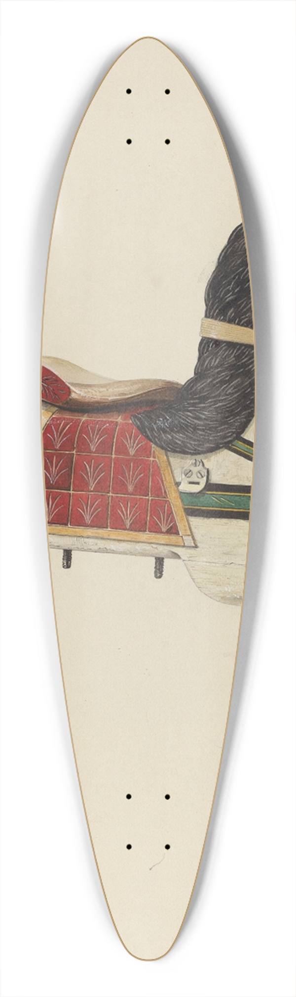 Howard Weld - Carousel Horse 39.3 inch art pintail longboard deck