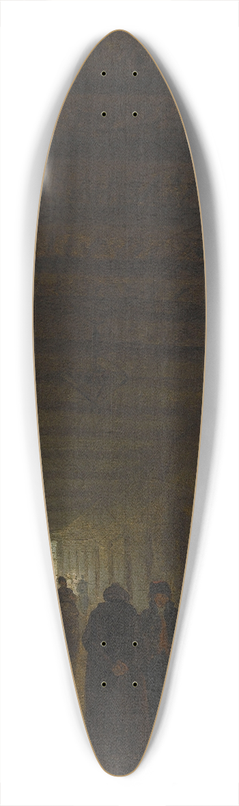 Hubert Robert - Corridor de la prison Saint-Lazare 39.3 inch art pintail longboard deck