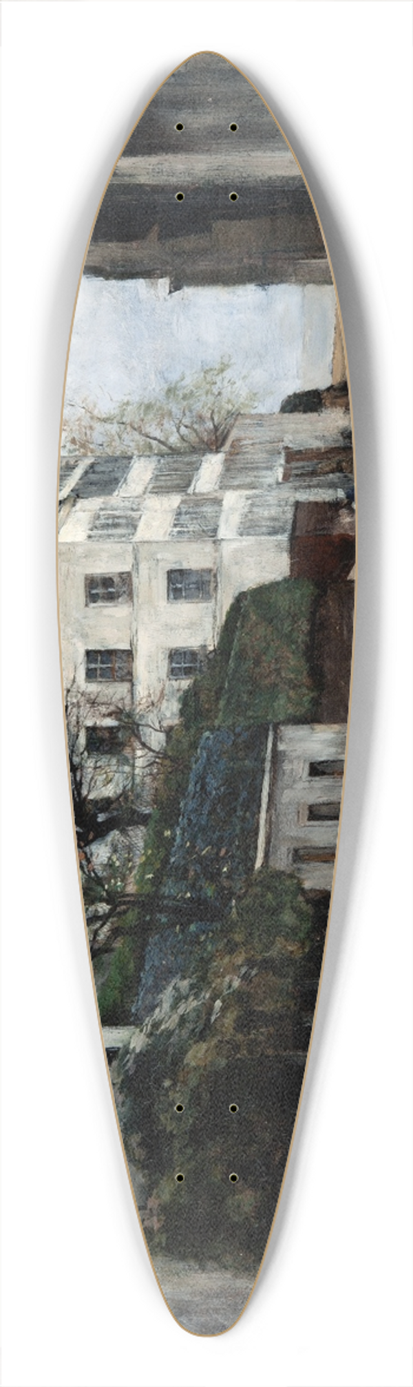 Hugo Birger - Rue Gabrielle, Paris 39.3 inch art pintail longboard deck