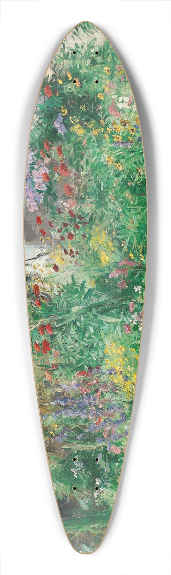 Hugo Charlemont - Bauerngarten 39.3 inch art pintail longboard deck