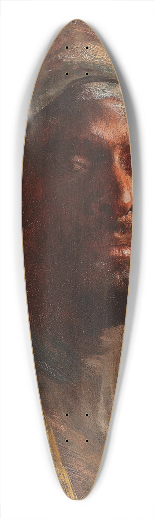 Hugo Charlemont - Nubier 39.3 inch art pintail longboard deck