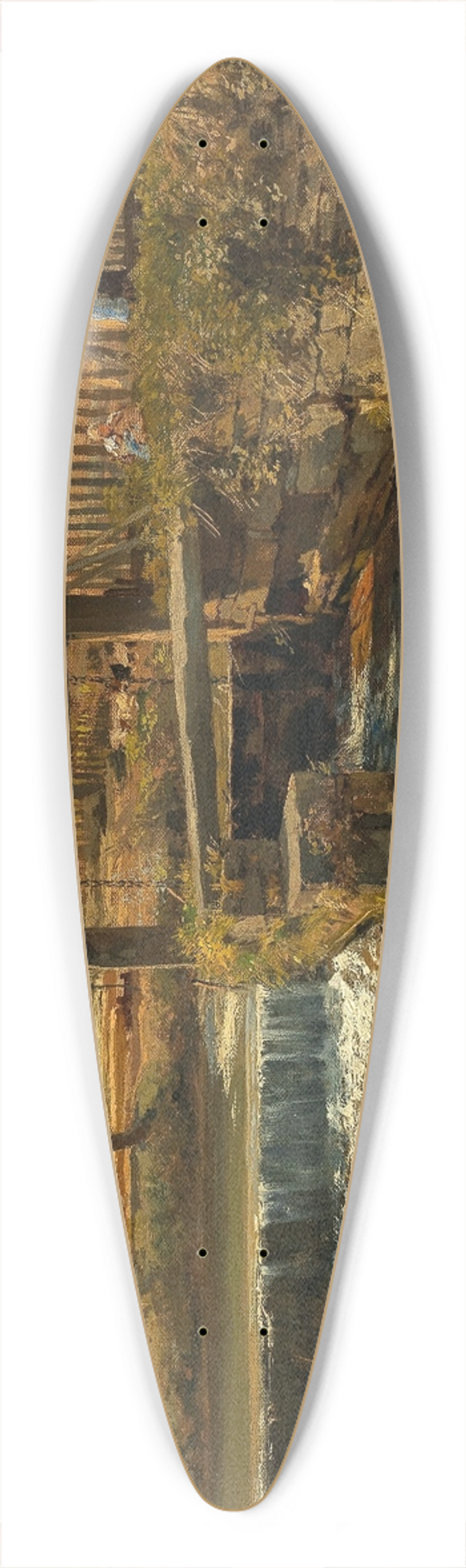 Hugo Darnaut - A Weir 39.3 inch art pintail longboard deck