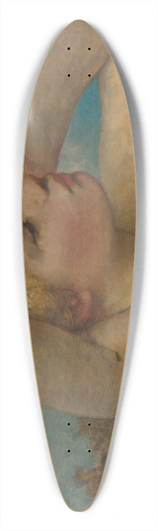 Hugo Salmson - Steam 39.3 inch art pintail longboard deck