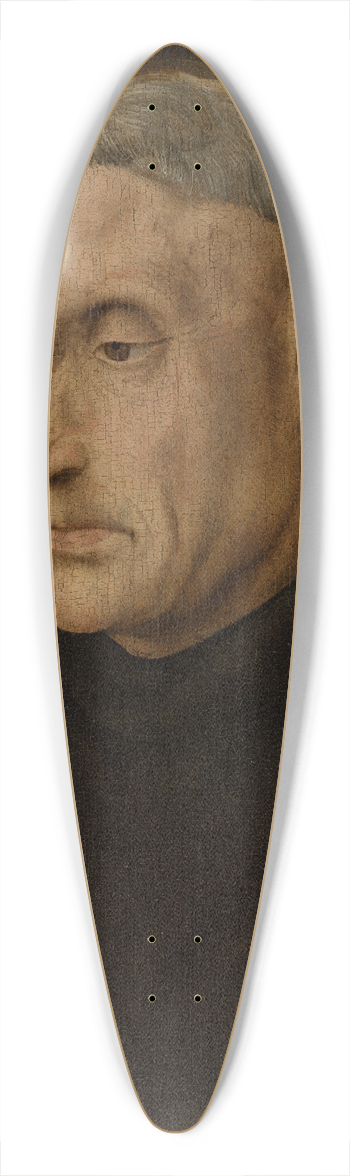 Hugo van der Goes - A Benedictine Monk 39.3 inch art pintail longboard deck