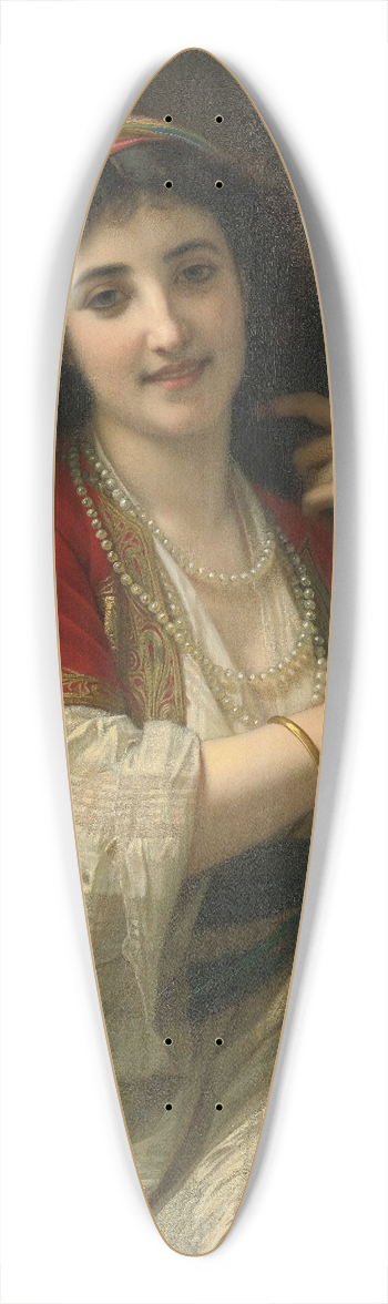 Hugues Merle - A Turkish Beauty 39.3 inch art pintail longboard deck