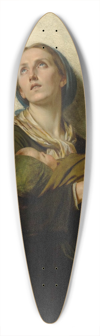 Hugues Merle - The Forgotten 39.3 inch art pintail longboard deck