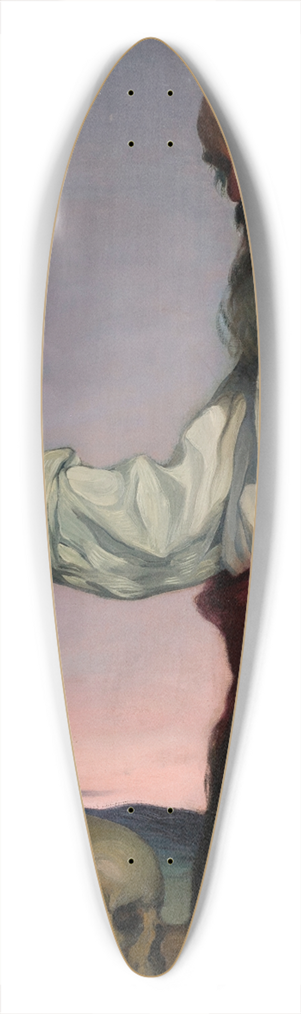 Ignacio Zuloaga - The Hermit 39.3 inch art pintail longboard deck