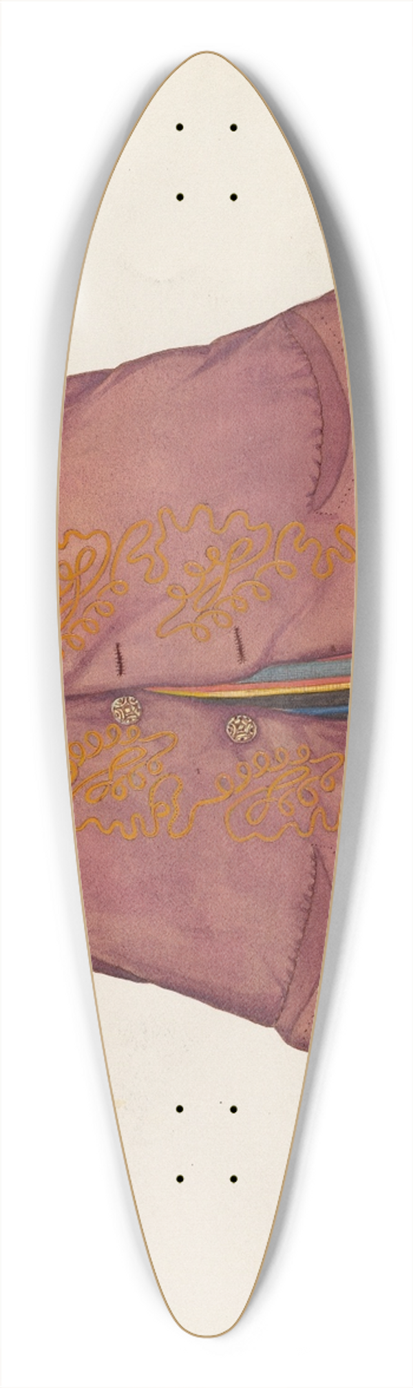 Irene M. Burge - Childs Jacket 39.3 inch art pintail longboard deck