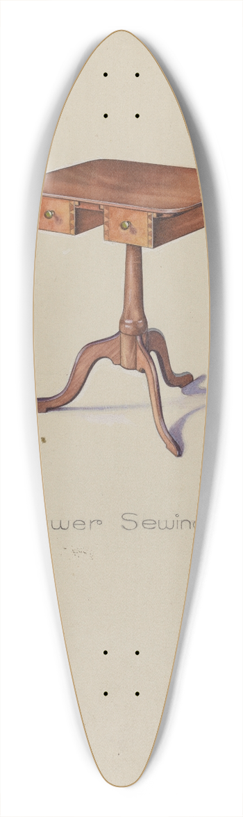 Irving I. Smith - Shaker Tripod Sewing Stand 39.3 inch art pintail longboard deck