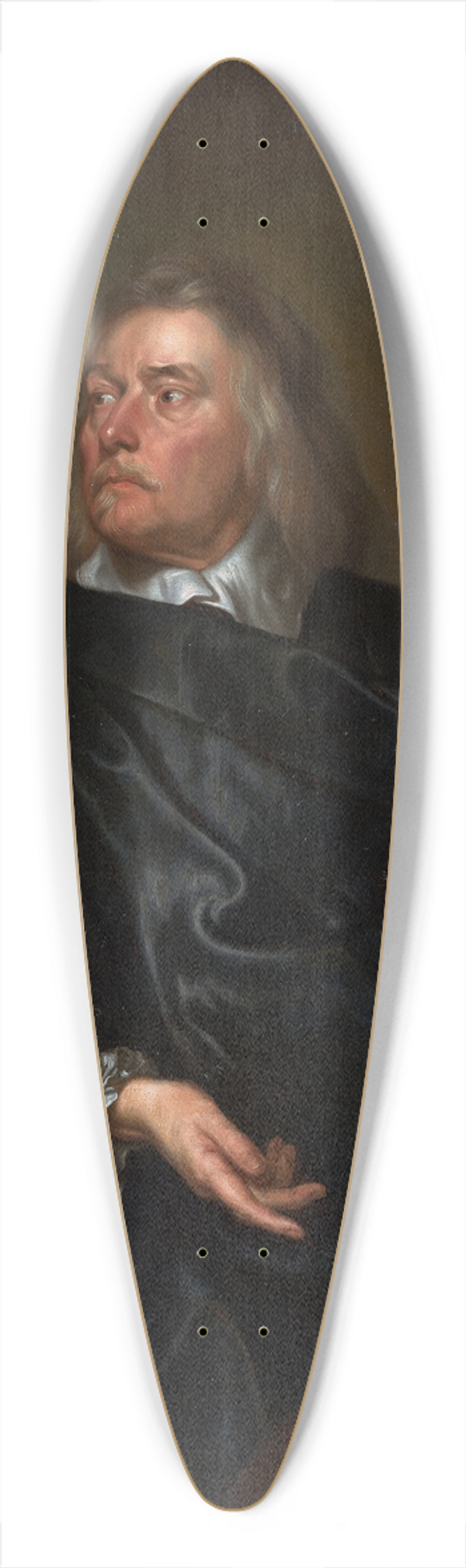 Isaac Fuller - Edward Pierce 39.3 inch art pintail longboard deck