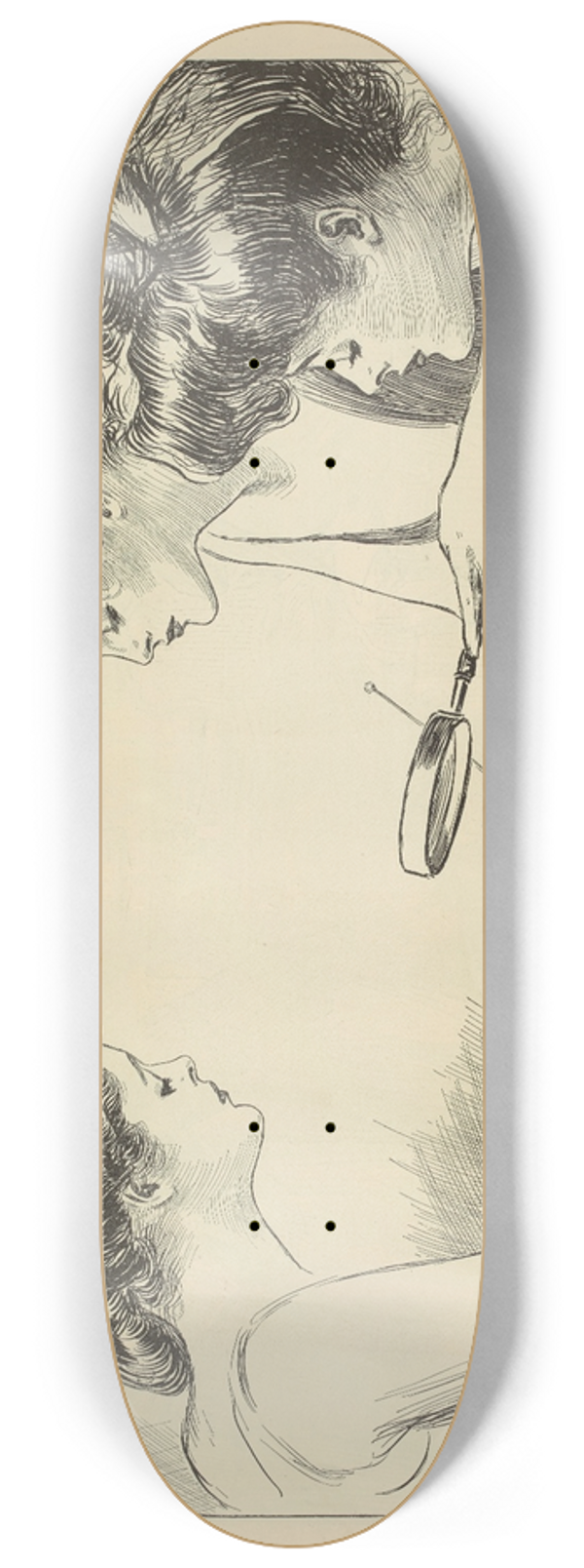 Charles Dana Gibson - The weaker sex.II 8.25 inch art skate deck