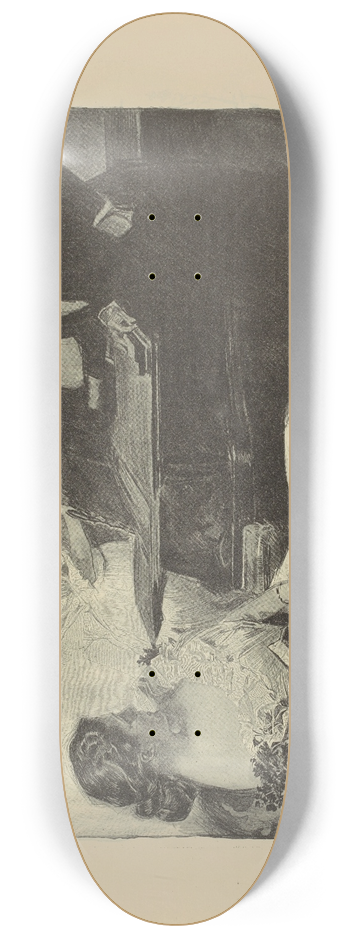 Charles Dana Gibson - They dont even know Tommy Atkins 8.25 inch art skate deck